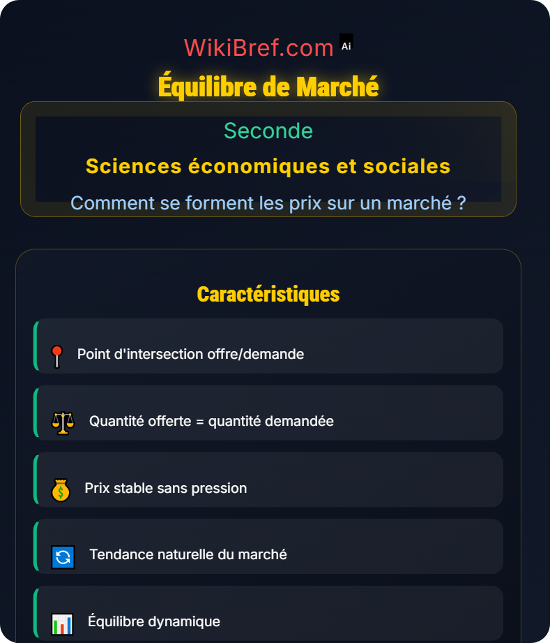 La loi de l’offre et de la demande et la fixation du prix d’équilibre Comment se forment les prix sur un marché ?