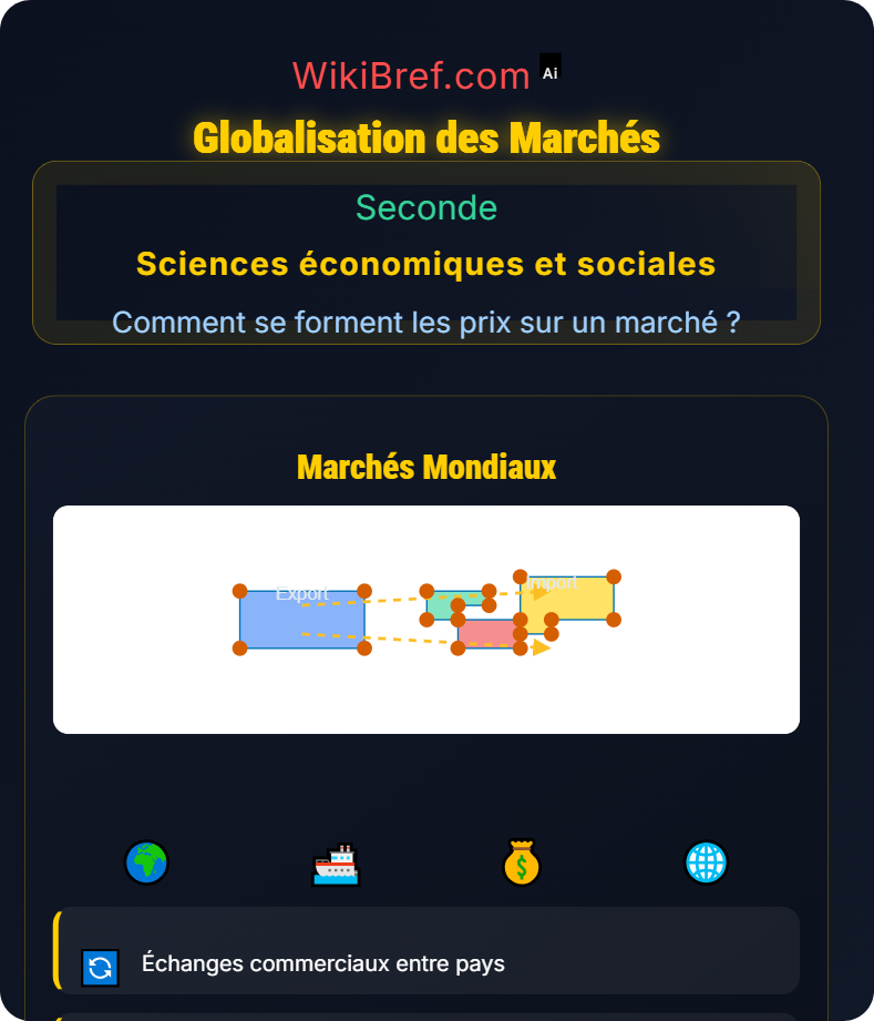 Marchés mondiaux et prix internationaux Comment se forment les prix sur un marché ?