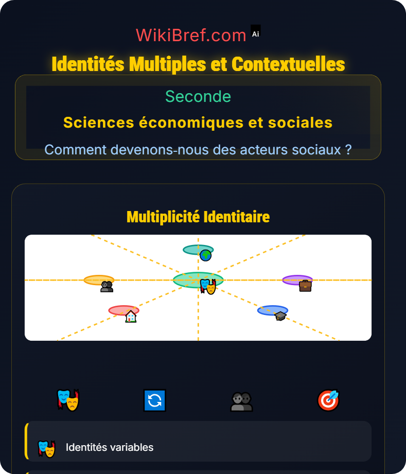 La construction de l’identité sociale Comment devenons‑nous des acteurs sociaux ?