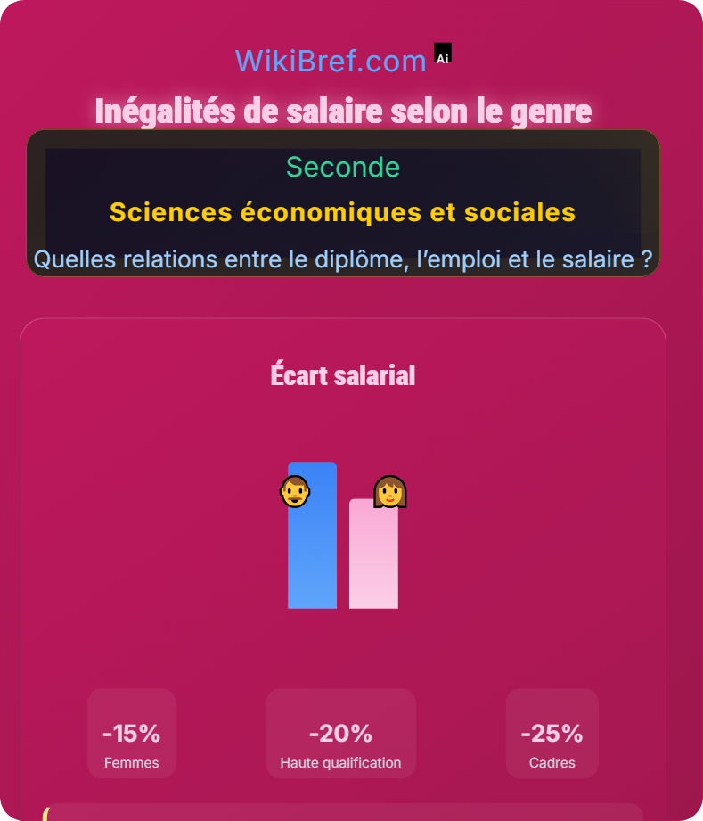 Salaire : influence du diplôme, expérience, genre et origine Quelles relations entre le diplôme, l’emploi et le salaire ?