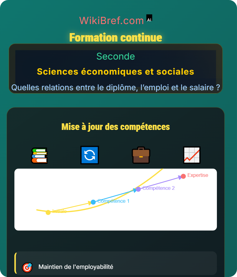 Transitions et mobilités professionnelles Quelles relations entre le diplôme, l’emploi et le salaire ?