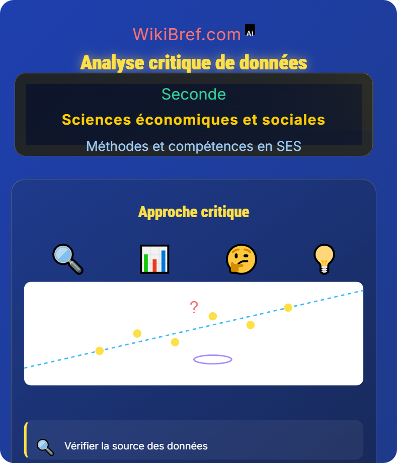 Interpréter des données statistiques Méthodes et compétences en SES