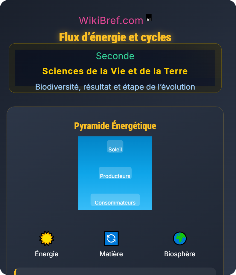 Biosphère et diversité des écosystèmes Biodiversité, résultat et étape de l’évolution