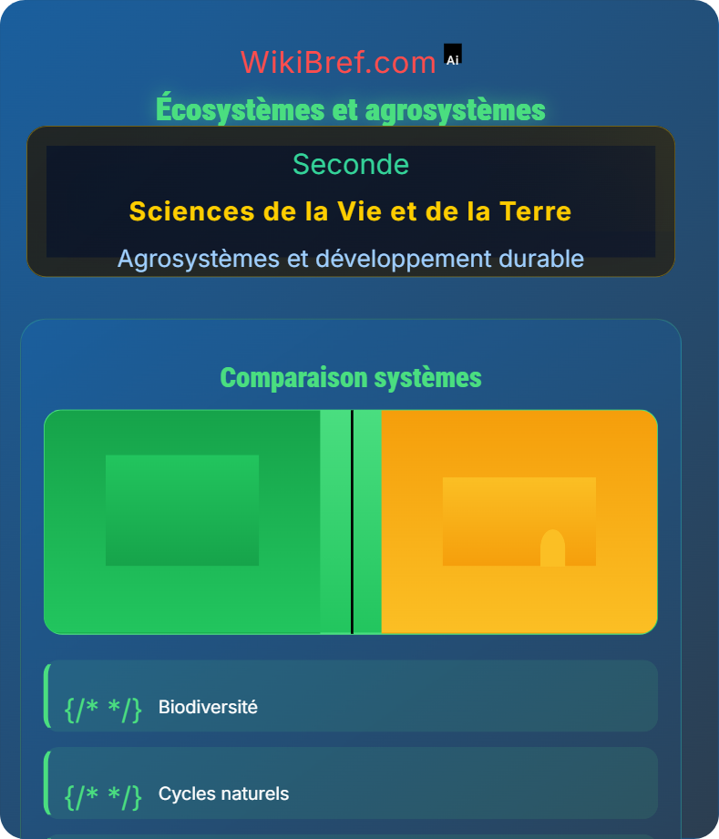 Structure et fonctionnement des agrosystèmes Agrosystèmes et développement durable