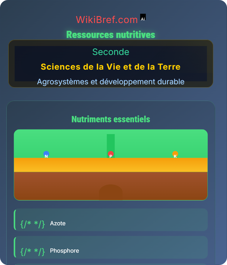 Sol et production de biomasse Agrosystèmes et développement durable