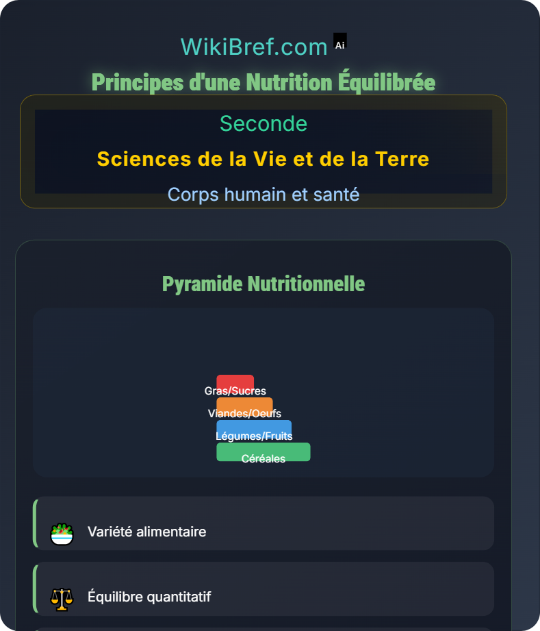 Nutrition et bien‑être Corps humain et santé
