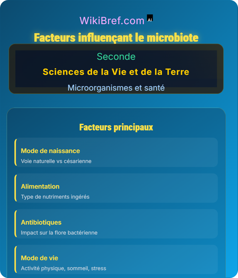 Microbiote intestinal et santé Microorganismes et santé