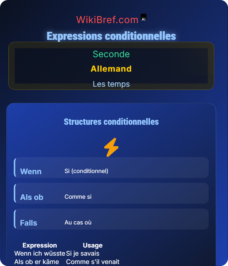 Subjonctif II pour hypothèses Les temps