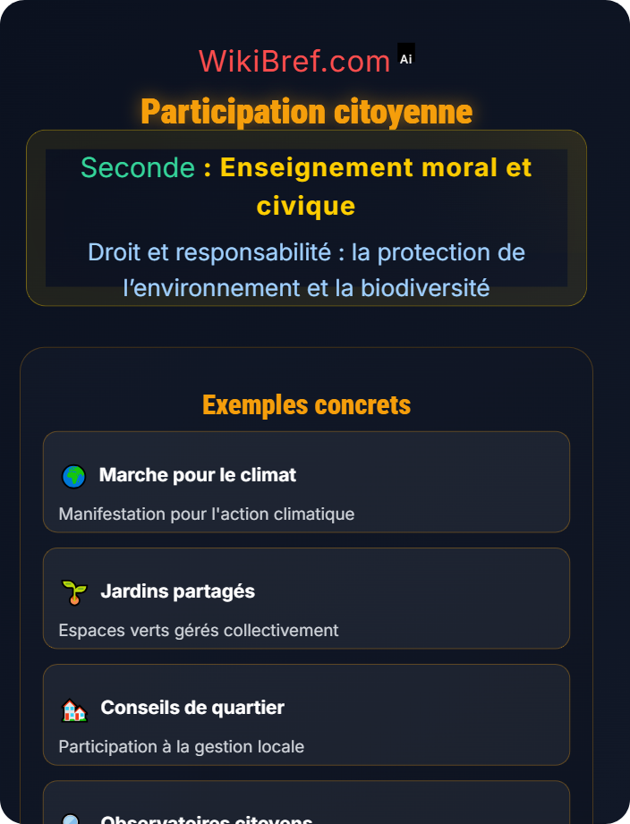 Participation citoyenne S’engager pour une démocratie environnementale