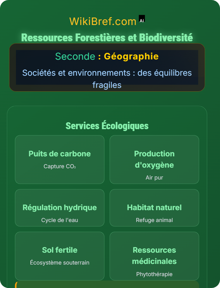 Ressources forestières et biodiversité Des ressources majeures sous pression : l’exemple de la forêt amazonienne