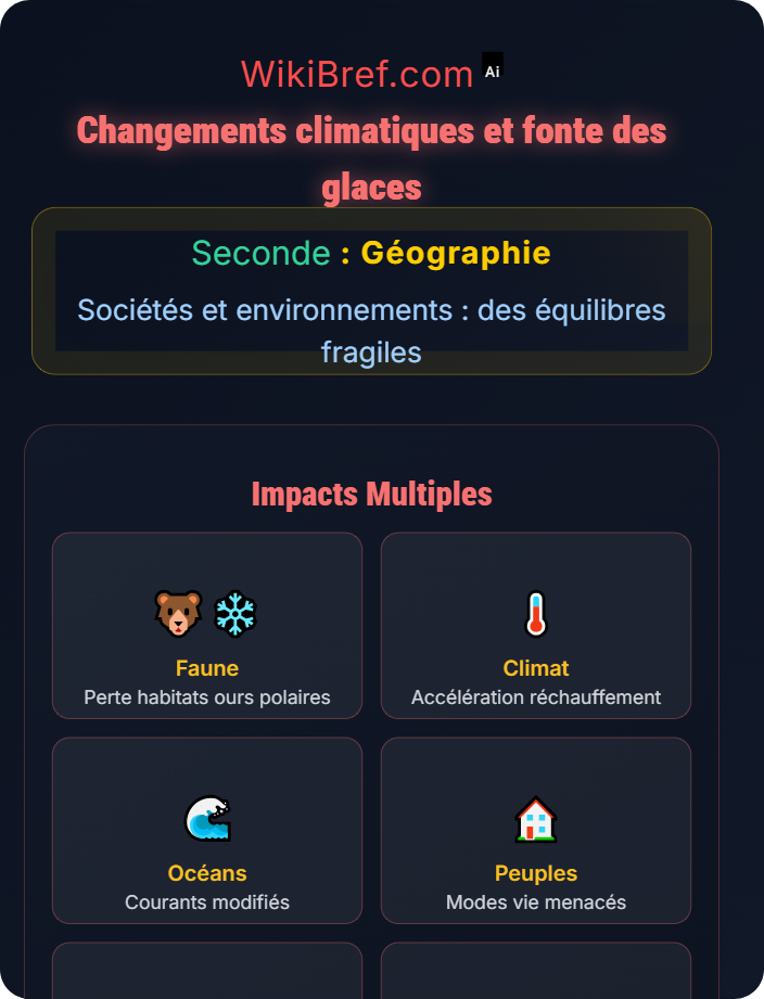 Changements climatiques et fonte des glaces L’Arctique : un espace fragile et attractif