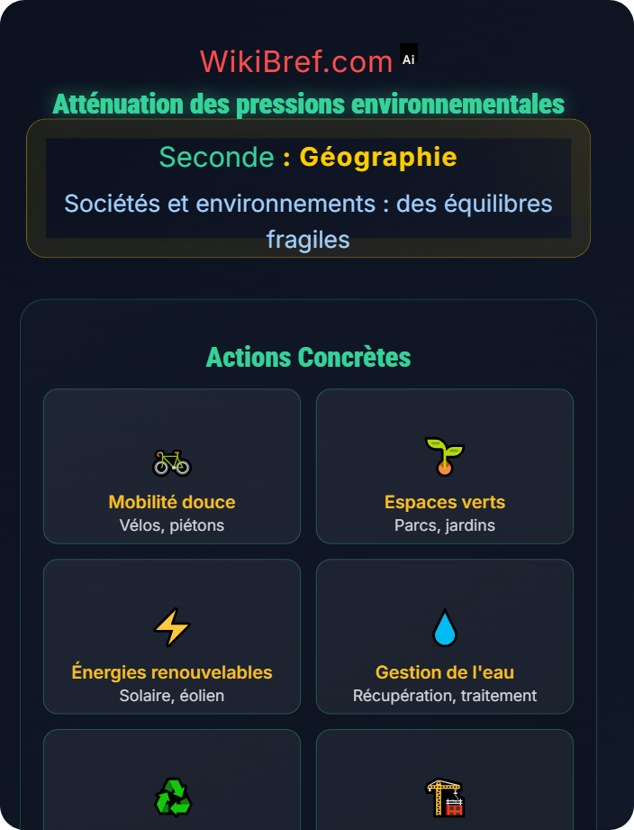 Atténuation des pressions environnementales Les espaces métropolitains et ultramarins français : valorisation et protection