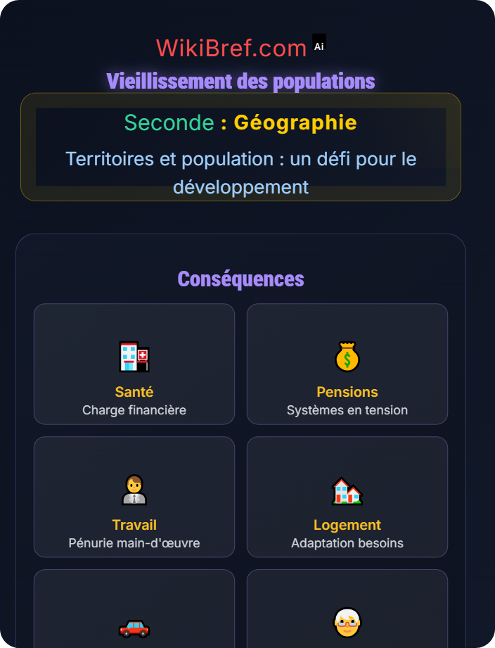 Vieillissement des populations Des trajectoires démographiques différenciées : les défis du nombre et du vieillissement