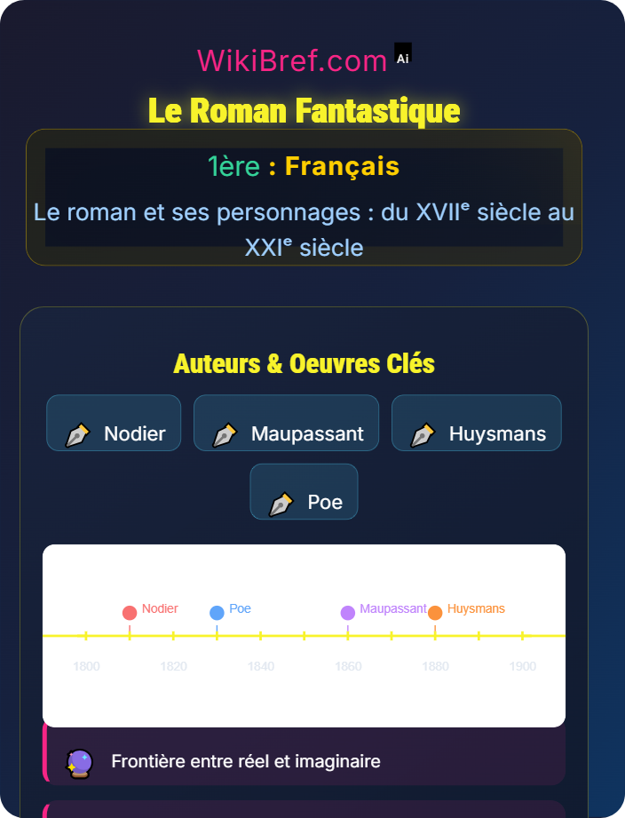 Le roman fantastique Regards sur le monde à travers le roman
