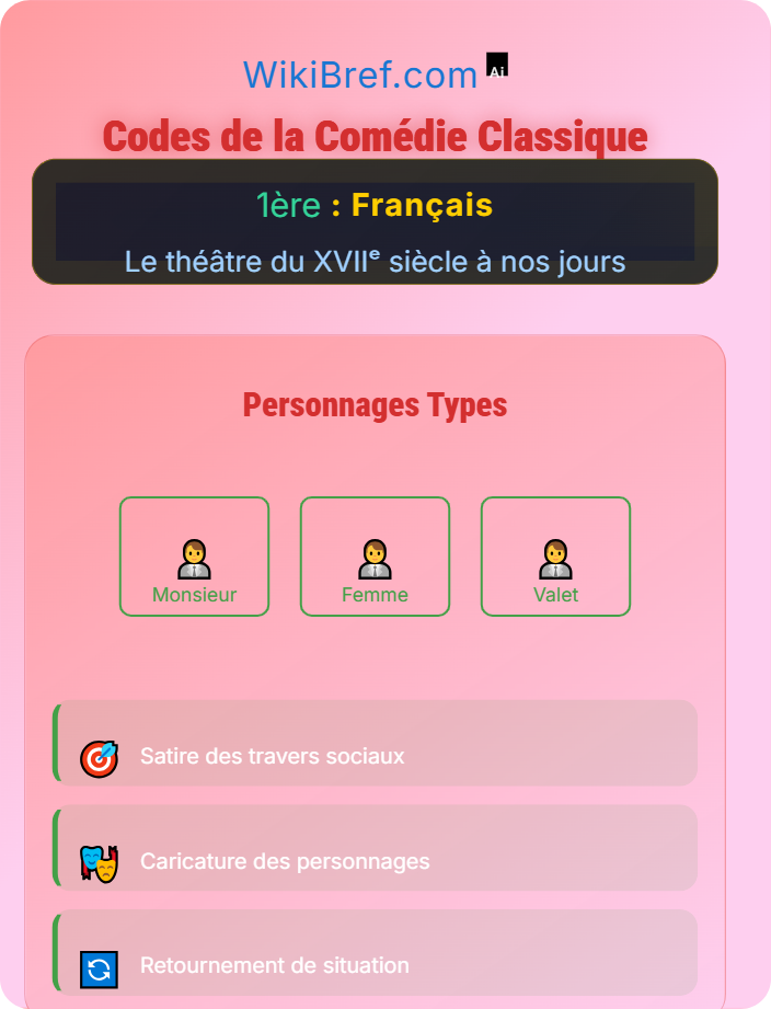 Codes de la comédie classique La comédie et la tragédie