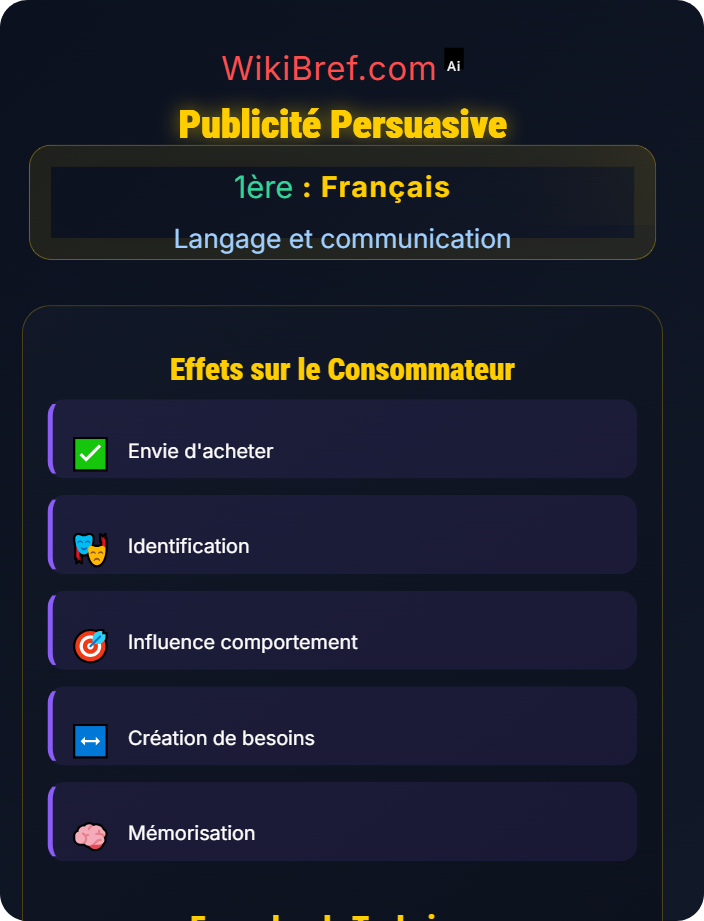 Publicité persuasive La persuasion et l’influence