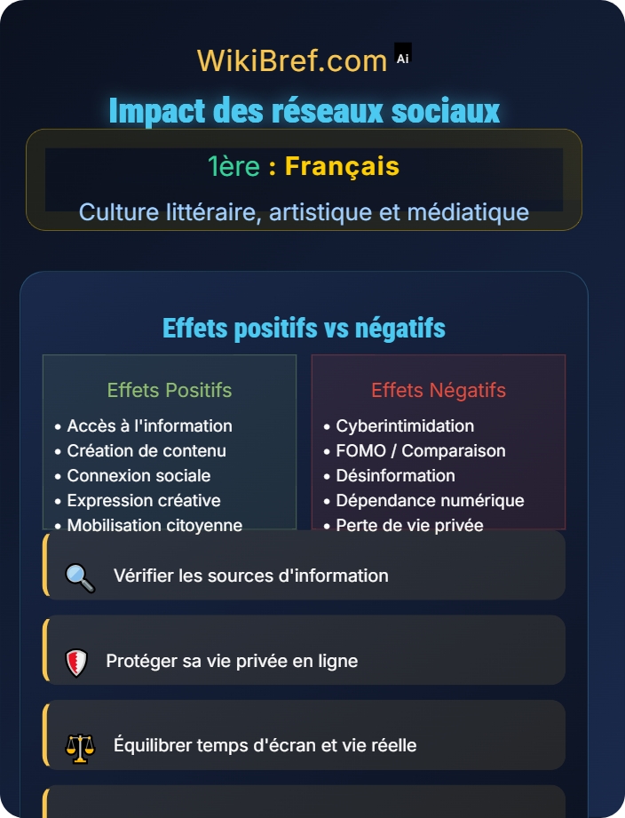 Impact des réseaux sociaux Éducation aux médias