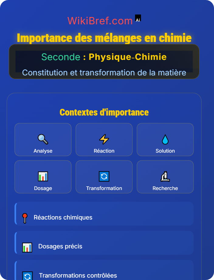 Importance des mélanges en chimie Corps purs et mélanges