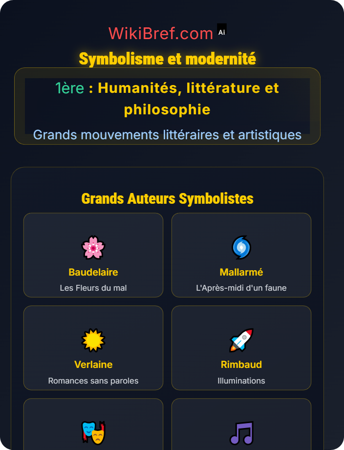 Symbolisme et modernité Comprendre les mouvements littéraires