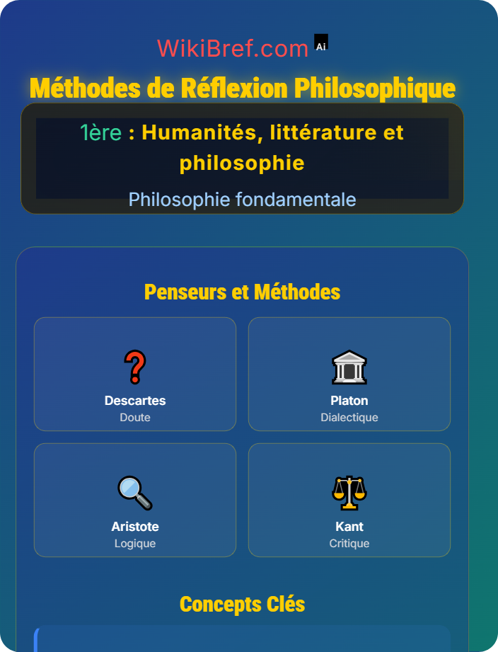 Méthodes de réflexion philosophique Introduction à la philosophie