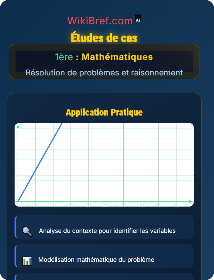 Études de cas Problèmes contextualisés