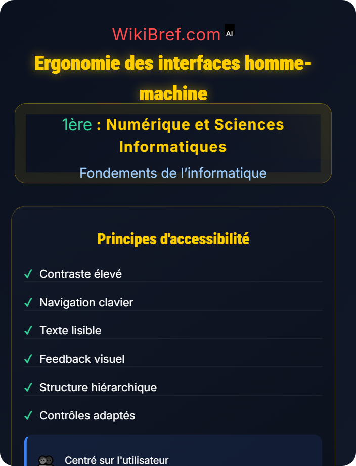 Ergonomie des interfaces homme-machine Périphériques et interfaces