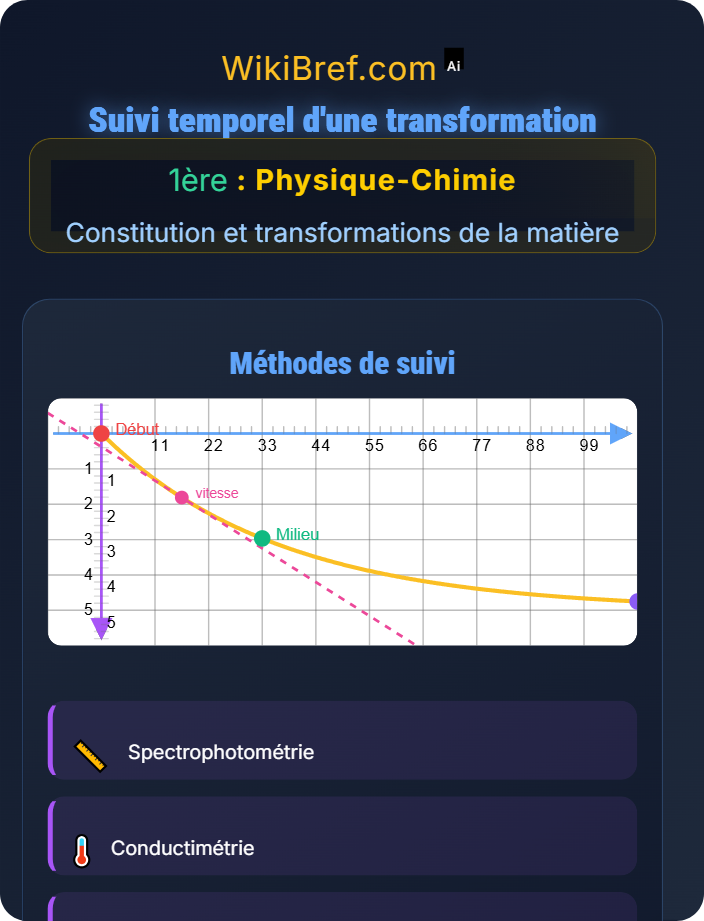 Suivi temporel d’une transformation Cinétique et évolution des réactions