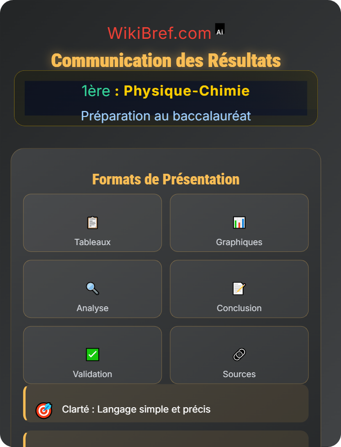 Communication des résultats Compétences transversales