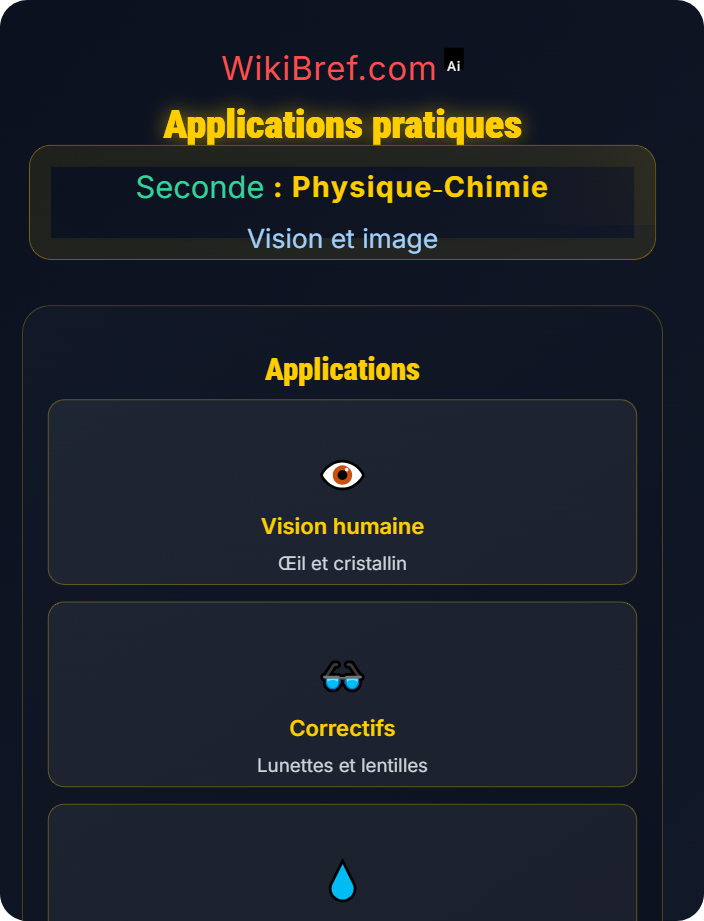 Applications pratiques Réflexion et réfraction de la lumière
