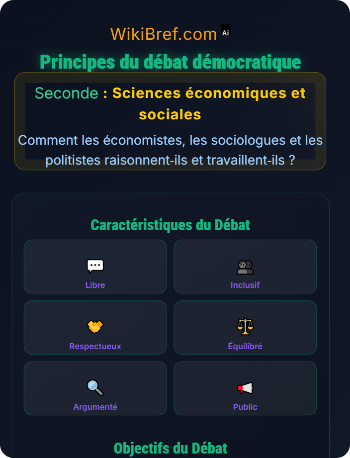 Principes du débat démocratique Introduction aux sciences politiques