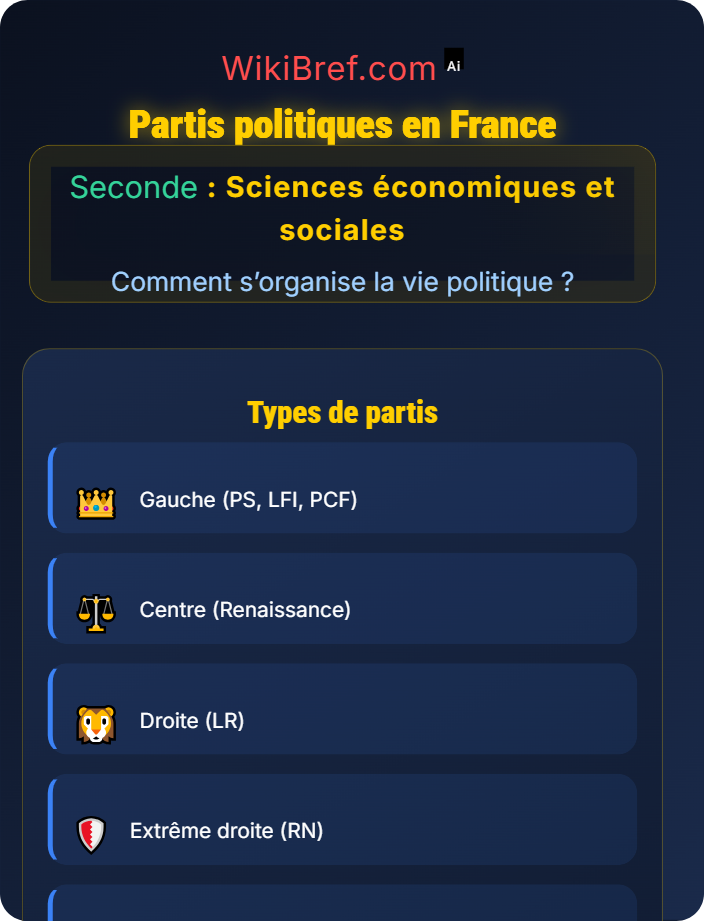 Partis politiques Les acteurs de la vie politique démocratique