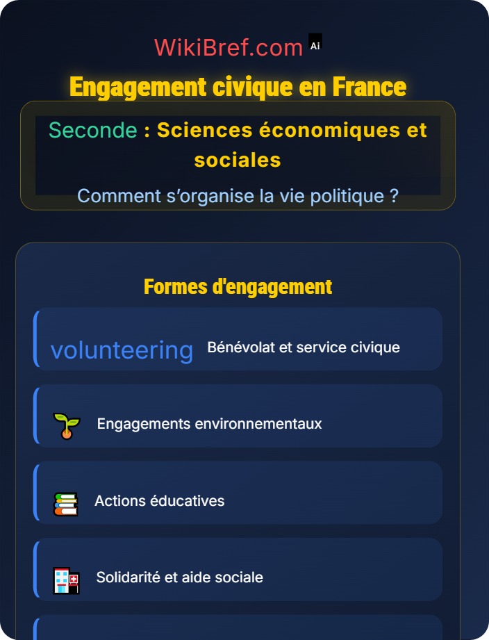 Engagement civique Les acteurs de la vie politique démocratique