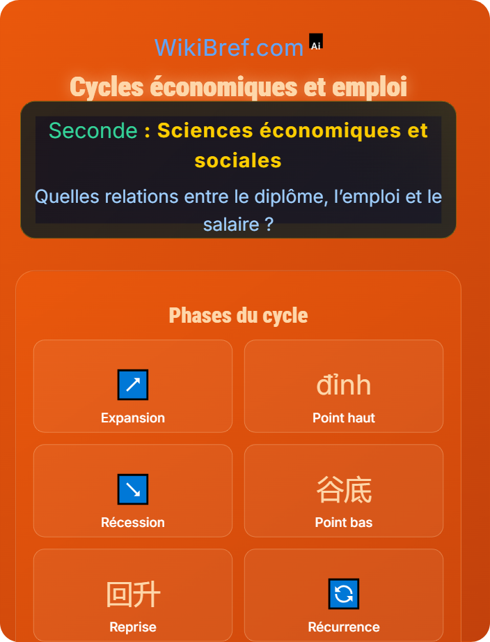 Cycles économiques et emploi Causes du chômage et qualification