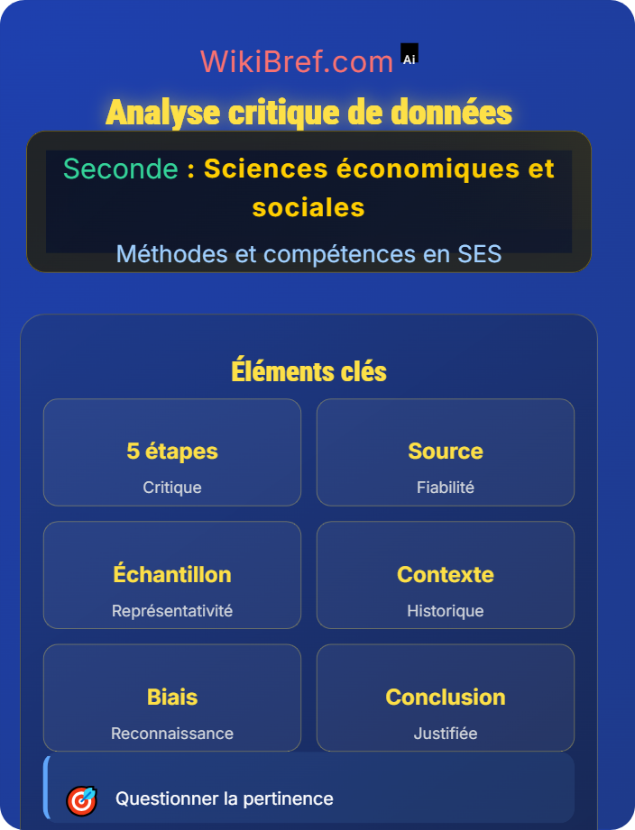 Analyse critique de données Interpréter des données statistiques