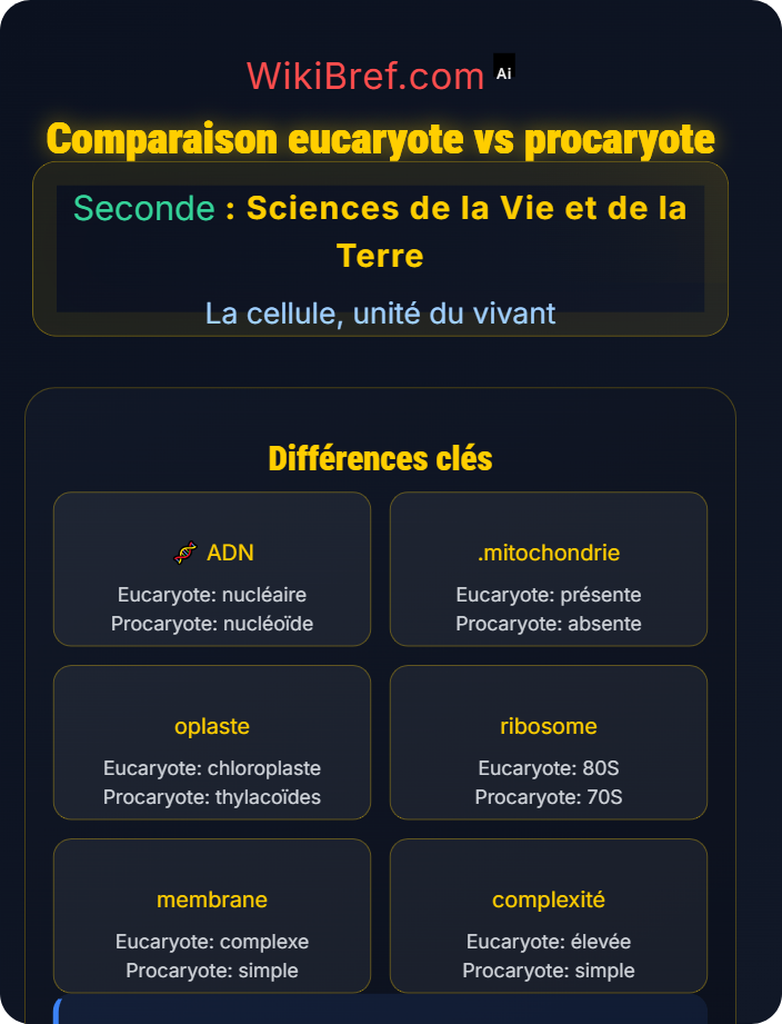 Comparaison eucaryote vs procaryote Les êtres vivants pluricellulaires et la spécialisation des cellules