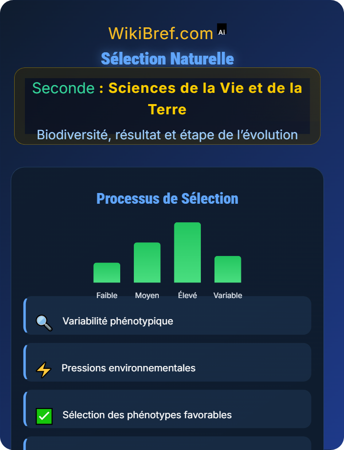 Sélection naturelle Évolution de la biodiversité dans le temps