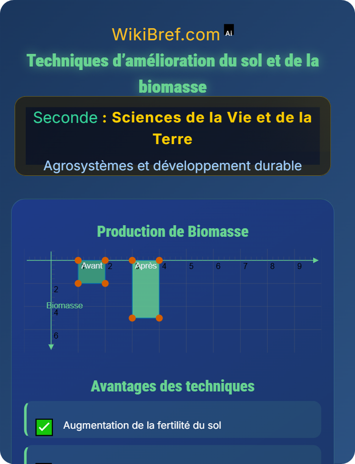 Techniques d’amélioration Sol et production de biomasse
