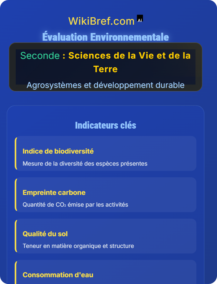 Évaluation environnementale Vers une gestion durable des agrosystèmes