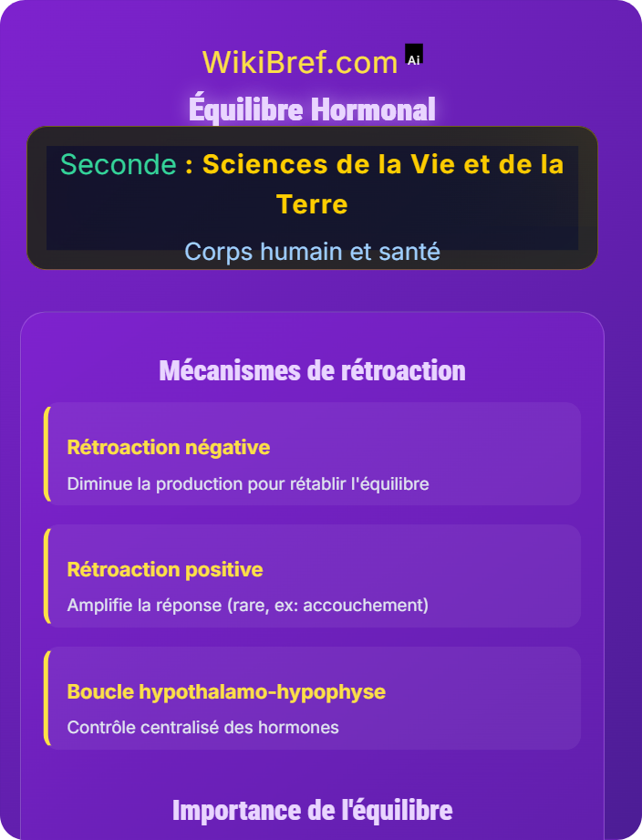 Équilibre hormonal De la fécondation à la puberté