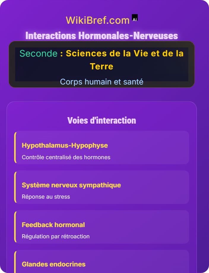 Interactions hormonales–nerveuses Le système nerveux et sexualité