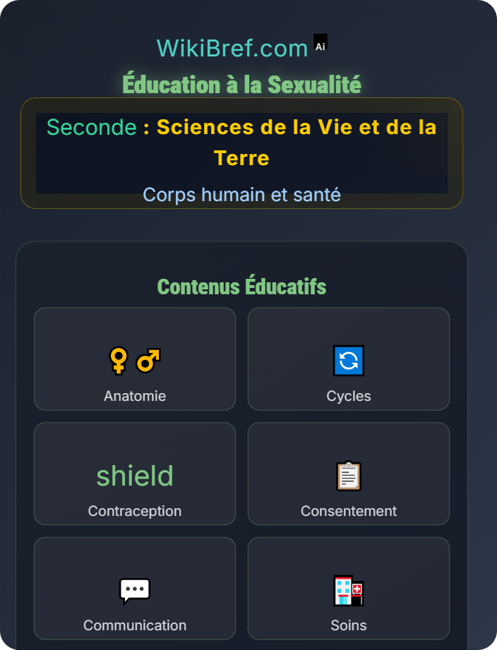 Éducation à la sexualité Santé reproductive et prévention