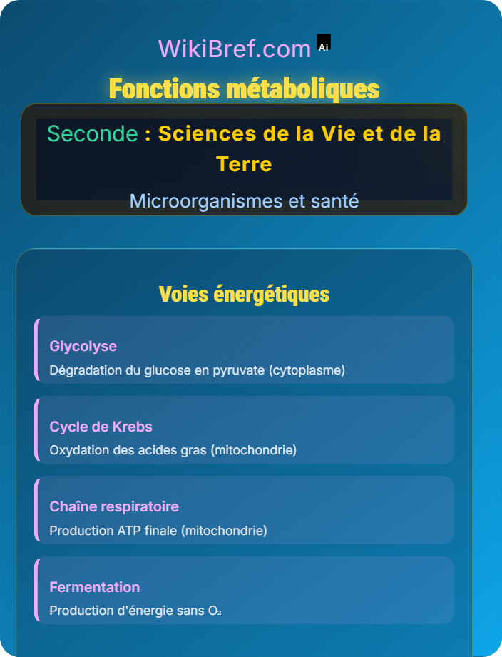 Fonctions métaboliques Symbiose et microbiote humain